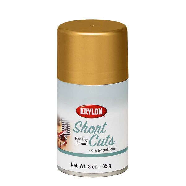 Short Cuts Spray Paint, Gold, Gloss, 3 oz SCS-029 - main